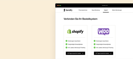 Shopify und WooCommerce Integration zur Versandabwicklung